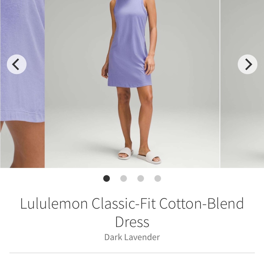 Lululemon Classic Fit Cotton Blend Dress
